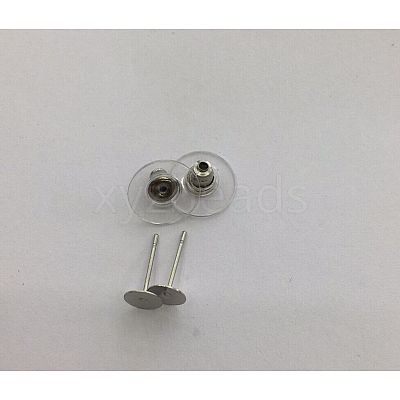 Non-Tarnish 304 Stainless Steel Stud Earring Findings X-STAS-I069-42-1
