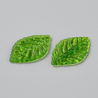 Transparent Acrylic Pendants OACR-CJC0006-25E-1