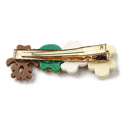 Chistmas Theme Resin Alligator Hair Clips PHAR-F018-03B-1