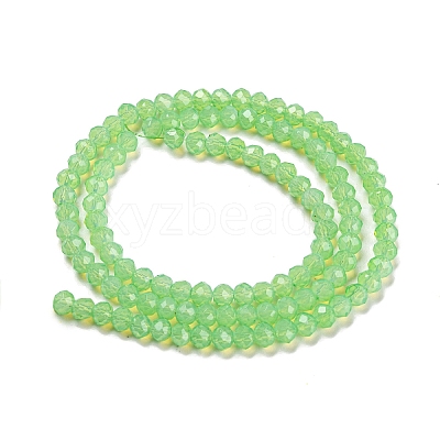 Baking Paint Transparent Glass Beads Strands DGLA-A034-J3mm-B09-1
