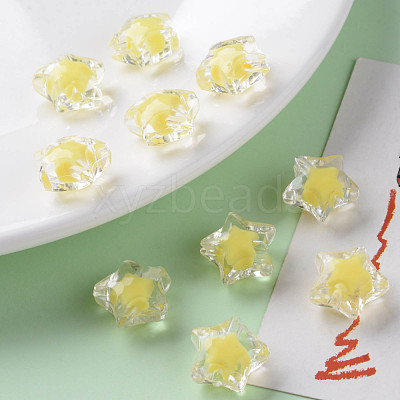 Transparent Acrylic Beads TACR-S152-02A-SS2105-1