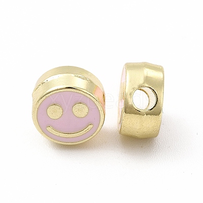 Rack Plating Alloy Enamel Beads FIND-G051-01LG-04-1