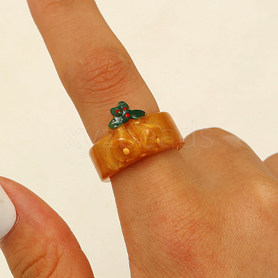 Christmas Resin Finger Rings FS-WG94CC2-06-1