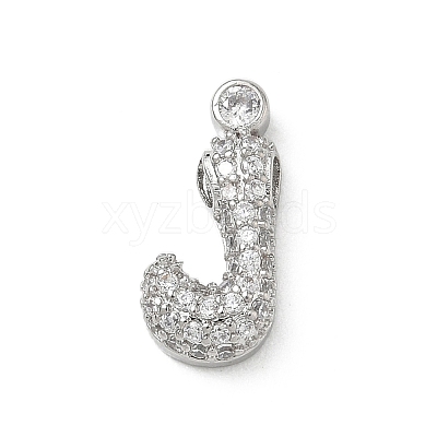 Brass Micro Pave Cubic Zirconia Pendants KK-A300-02P-J-1