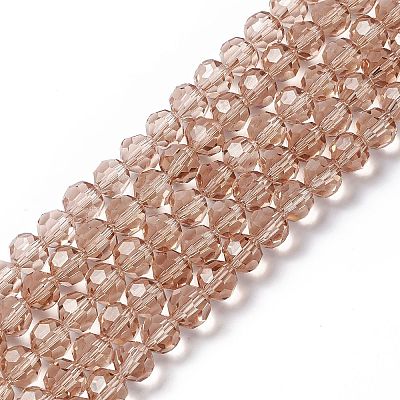 Glass Beads Strands EGLA-J042-8mm-21-1