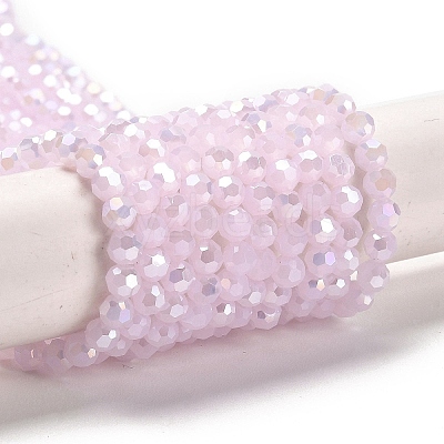 Imitation Jade Glass Beads Stands EGLA-A035-J4mm-B02-1