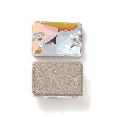 Rectangle Shape Sew on Rhinestone RGLA-C001-05B-001LA-1