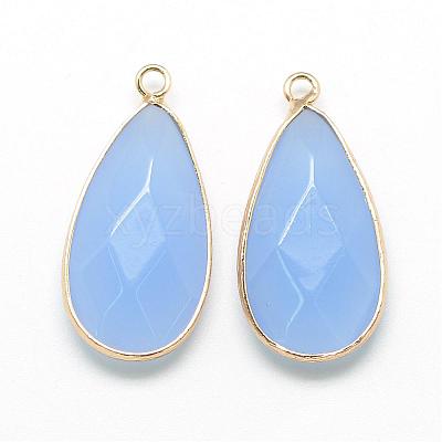 Natural White Jade Pendants G-S221-15G-1