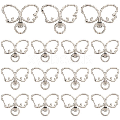 20Pcs Alloy Swivel Clasps FIND-SC0017-28P-1