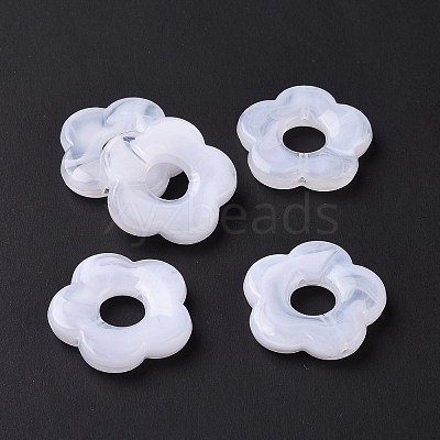 Opaque Acrylic Beads OACR-E014-02-1