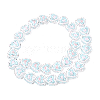 Glass Enamel Beads GLAA-Z021-01A-1