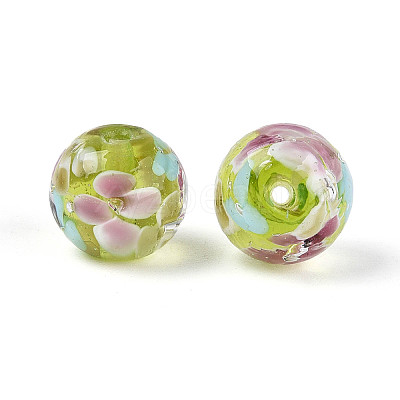 Handmade Lampwork Beads Strands LAMP-T007-04L-1