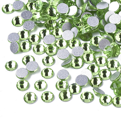 Glass Rhinestone Flat Back Cabochons RGLA-S002-04SS-08-1