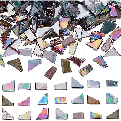 600G Irregular Glass Cabochons DIY-BC0005-93-1