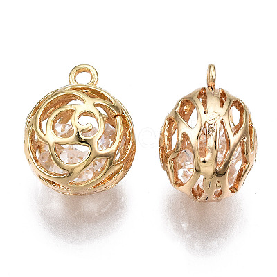 Brass Pendants KK-S356-393-NF-1