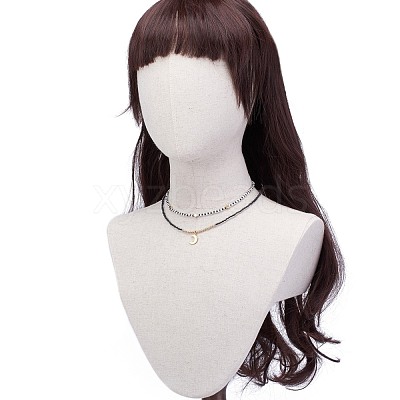 Star & Moon Pendant Necklaces Set for Teen Girl Women NJEW-JN03738-01-1