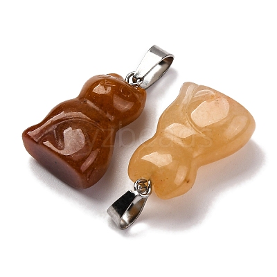 Natural Topaz Jade Pendants G-B127-08P-04-1