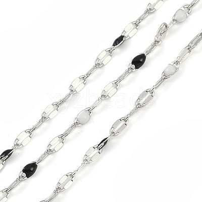 Brass Dapped Chains AJEW-Q153-03P-01-1