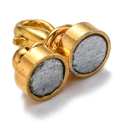 Brass Magnetic Clasps Converter KK-O134-08G-1