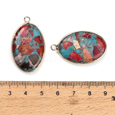 Dyed Synthetic Imperial Jasper Pendants GG-CBAA20A-04G-08-1