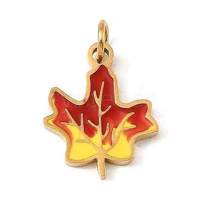 304 Stainless Steel with Enamel Pendants SA-CBAAF93-G08-1