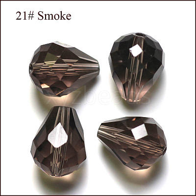 Imitation Austrian Crystal Beads SWAR-F062-10x8mm-21-1