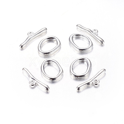 Alloy Toggle Clasps PALLOY-G014-S-1