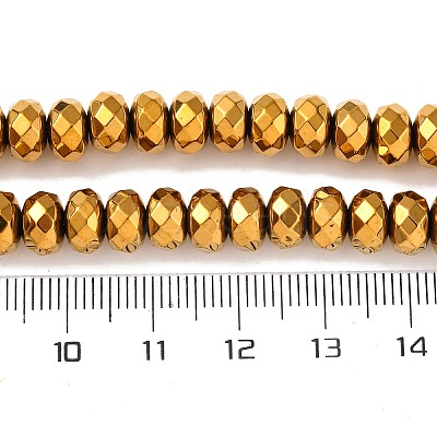 Electroplate Non-magnetic Synthetic Hematite Beads Strands G-J160-E-02-1