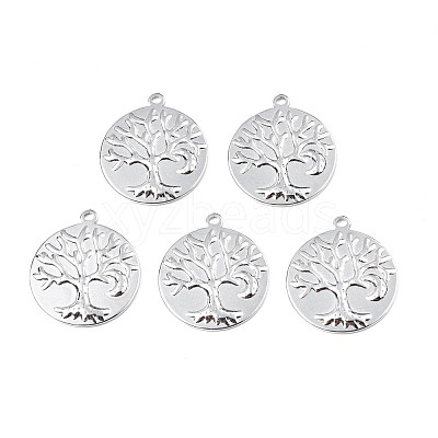 Non-Tarnish 201 Stainless Steel Pendants STAS-T063-186P-1