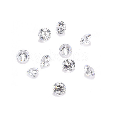 Cubic Zirconia Cabochons X-ZIRC-M002-3mm-007-A-1