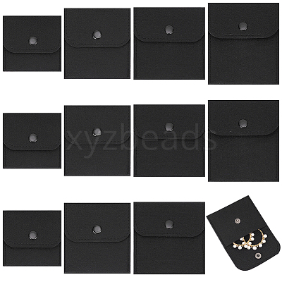 12Pcs 4 Style Felt Jewelry Storage Bags ABAG-PH0001-35-1