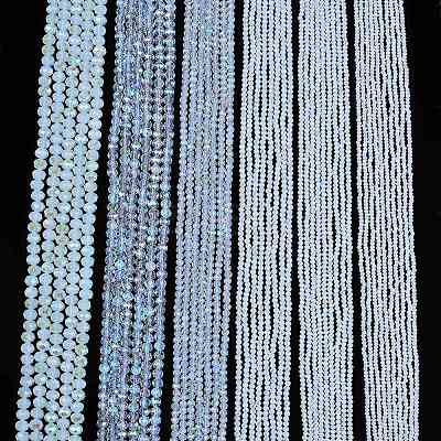 Electroplate Glass Beads Strands EGLA-A044-J6mm-L06-1