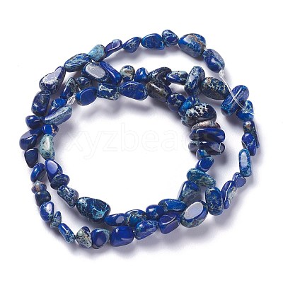 Natural Imperial Jasper Bead Strands X-G-P444-05G-1