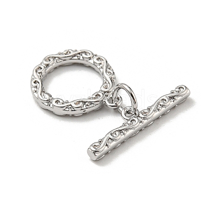 Brass Toggle Clasps KK-Q809-32P-1
