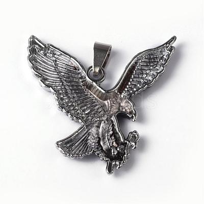 Eagle Alloy Pendants PALLOY-M181-70AS-1