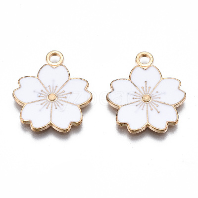 Alloy Enamel Pendants X-ENAM-S121-115N-1