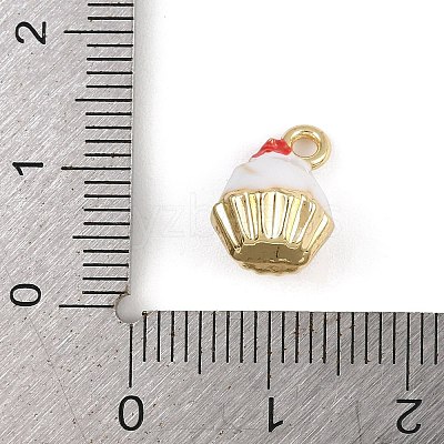 Alloy Enamel Charms ENAM-I067-02G-03B-1