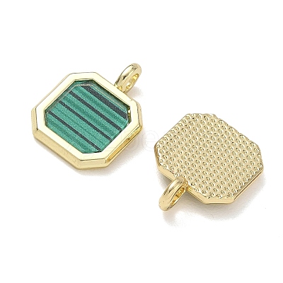 Alloy Acrylic Pendants AL-CBA4262-03G-01-1