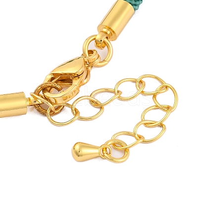 Nylon Cords Bracelet Makings Fit for Connector Charms AJEW-P116-02G-29-1