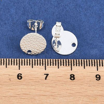 304 Stainless Steel Stud Earring Findings STAS-O119-15A-S-1