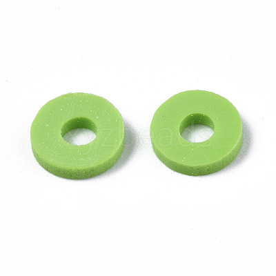Handmade Polymer Clay Beads CLAY-R067-6.0mm-B49-1