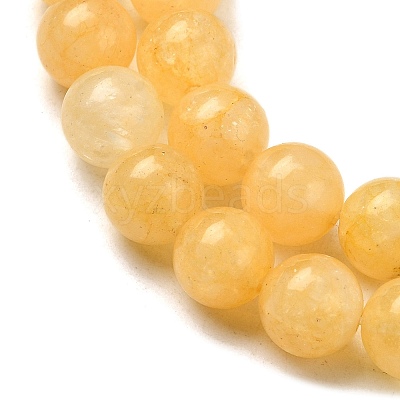 Natural Dyed White Jade Beads Strands G-M402-C03-25-1