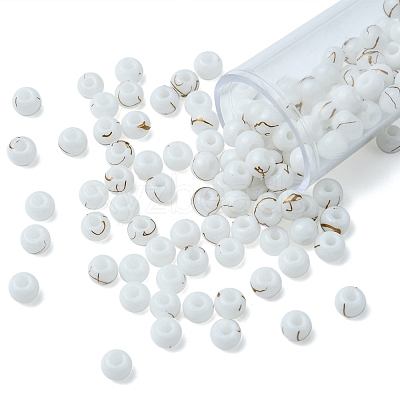 6/0 Opaque Glass Seed Beads SEED-YW0002-13Q-1