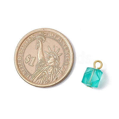 Transparent Acrylic with Iron Pendants PALLOY-JF03680-01-1