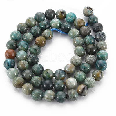 Natural Chrysocolla Beads Strands X-G-S376-004A-1