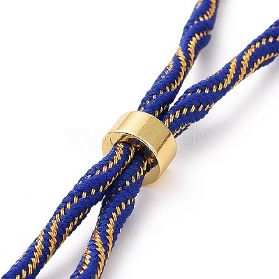 Nylon Cord Silder Bracelets MAK-C003-03G-24-1