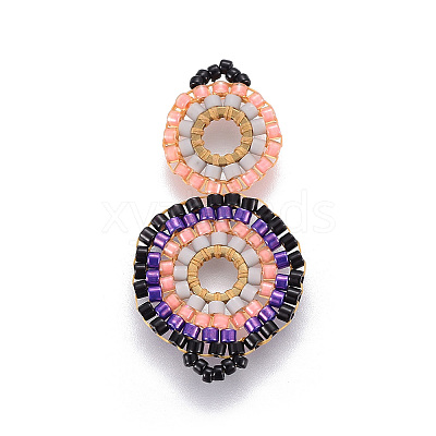 MIYUKI & TOHO Handmade Japanese Seed Beads Links SEED-A027-G17-1