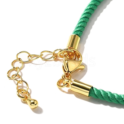 Nylon Milan Cord Necklace Making MAK-M028-01G-02-1