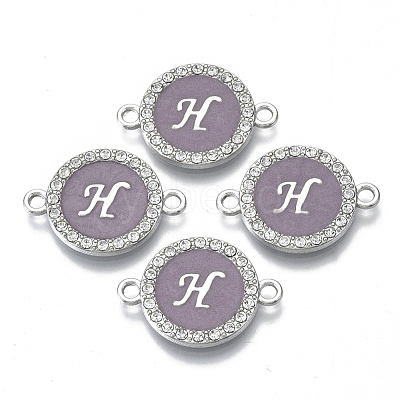 Alloy Enamel Links Connectors ENAM-TAC0003-01S-01H-1