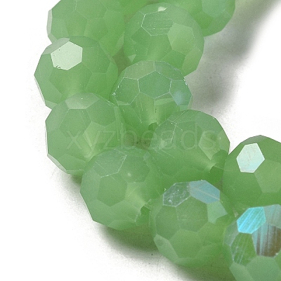 Imitation Jade Glass Beads Strands EGLA-A035-J10mm-L01-1